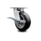 Service Caster 6 Inch Kingpinless Rubber on Aluminum Wheel Swivel Caster with Brake SCC SCC-KP30S620-RAR-SLB - alternate 1